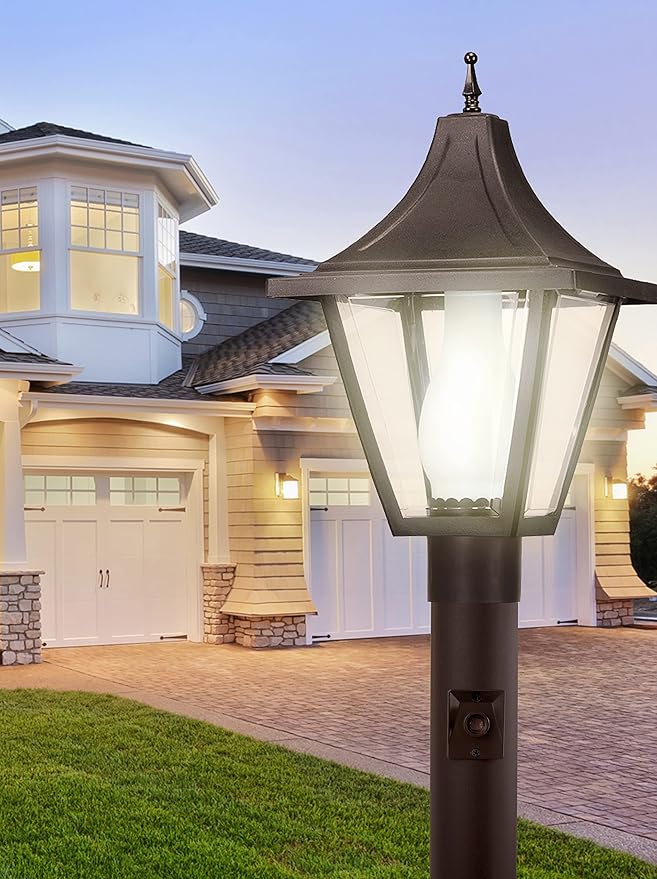Solus Dusk-to-Dawn Sensor with Ezee Change Plug – Outdoor Photocell Sensor for 3" Lamp Posts – Auto On/Off – UL | Lumora