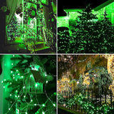 Lomotech Solar String Lights Outdoor - 2 Pack Total 66ft 200LED Solar Fairy Lights Waterproof 8 Modes Twinkle | Lumora