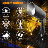Landscape Lighting 12V 5W LED Landscape Spotlight Cast-Aluminum Waterproof Outdoor Low Voltage 450 Lumen Warm White | Lumora