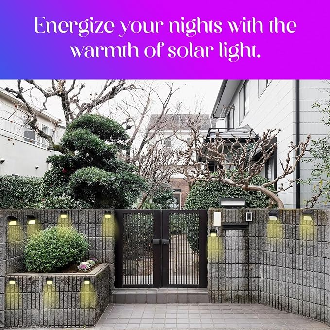 Plastic Solar Stairs Light Automatic Sensor Weather Resistant Easy Installation Energy Efficient Outdoor Versatile | Lumora