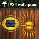 LYHOPE Solar Fence Lights Outdoor, IP65 Waterproof Solar Light for Outside, 12 Pack Deck Light for Backyard | Lumora