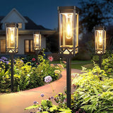 KOOPER Taller Solar Pathway Lights Outdoor, 6 Pack Upgraded Brighter Solar Garden Lights Solar Powered, Up To 15 | Lumora