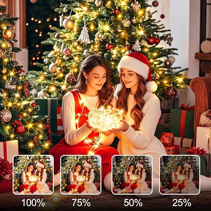 SAUIRS 600FT 1500 LED Christmas Lights Outdoor String Lights with 8 Modes Timer Waterproof Fairy Light Plug in for | Lumora