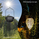 Solar Lights Outdoor Hanging with Shepherd Hook Garden Decor Birthday Gifts for Women, Mom, Family Solar Lanterns | Lumora