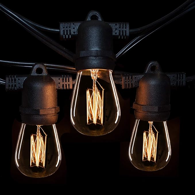 Hometown Evolution, Inc. E26 Commercial String Lights with 16 Gauge Wire (50 Foot 25 - Outdoor Security Flood Light | Lumora