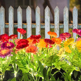 Solar Flowers Lights, 2 Pack Solar Garden Lights with 14 Blooming Flowers, Waterproof Solar Outdoor Fairy Lights | Lumora