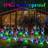 Solar Hummingbird Lights Outdoor,2PACKS 12LED Swaying Firefly for Hummingbird Path Decor,Unique Gifts for | Lumora