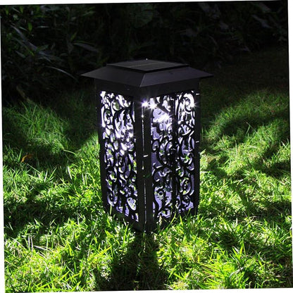 balacoo LED Solar Garden Light Outdoor Ground Lamp Easy Install Solar Lawn Light for Patio Pathway Landscape Decor for Parks and Villas