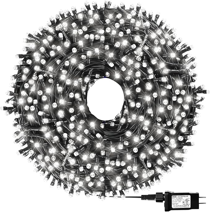 1000 LED 328ft 8 Modes with Timer Christmas String Lights IP55 Outdoor Waterproof UL Certificated Indoor Fairy | Lumora
