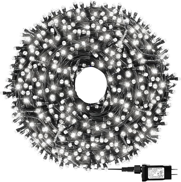 1000 LED 328ft 8 Modes with Timer Christmas String Lights IP55 Outdoor Waterproof UL Certificated Indoor Fairy | Lumora