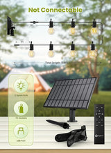 Brightown 158FT Solar String Lights Outdoor Waterproof with Remote, Solar Patio Lights with 75 Shatterproof LED | Lumora