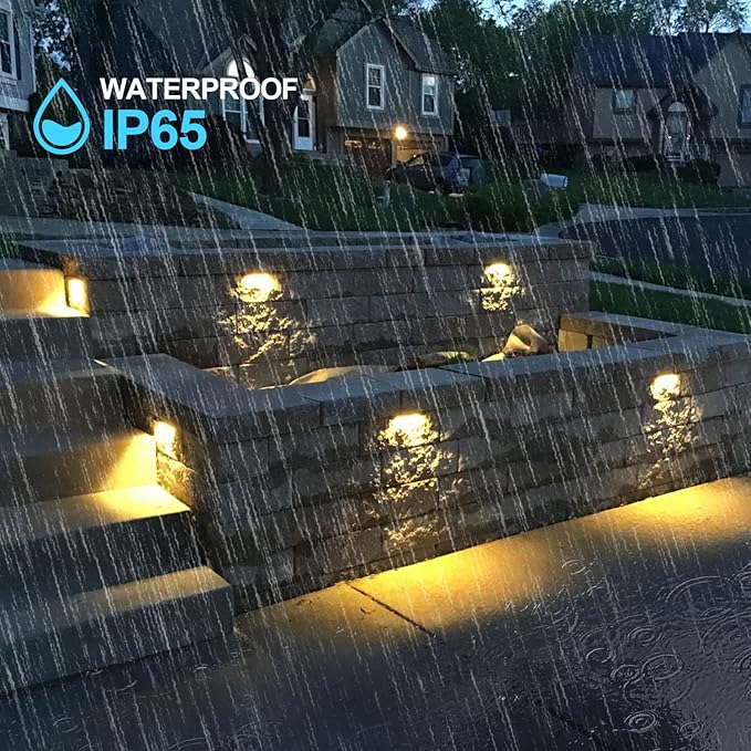 4 Inch LED Hardscape Paver Light, Warm White 2700K, 12V Low Voltage AC/DC, Garden Pathway Light Outdoor IP65 | Lumora