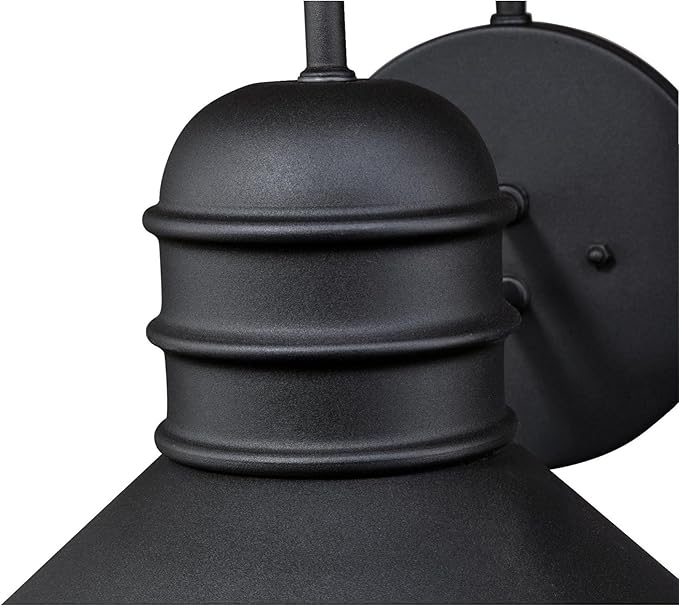 Westinghouse 6360800 Watts Creek One-Light, Textured Black Finish OUTDOOR WALL Fixture,