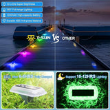T-SUN Solar Deck Lights Outdoor Waterproof, Deck Lights Solar Powered, Driveway Marker Light for Fence Front Door | Lumora