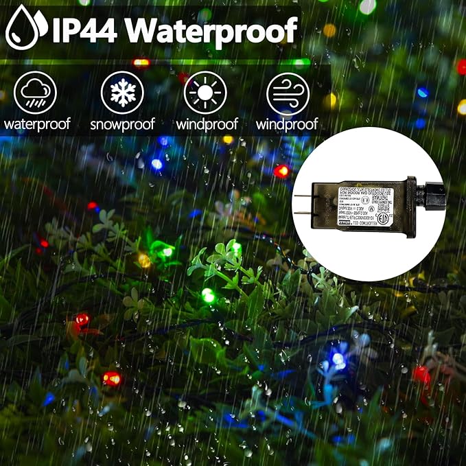 Albelt Smart Color Changing Christmas Lights, Christmas Decoration Lights with Remote & Timer, 66 FT 200 LED RGB Twinkle Fairy String Light Waterproof for Indoor Outdoor Valentines Xmas Tree Decor