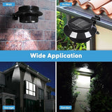 Yescom LED Solar Gutter Light Waterproof Outdoor Garden Fence Wall Lights 10 Packs | Lumora