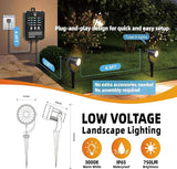 COLOER All-in-One Low Voltage Landscape Lighting Kit, 8 Pack 5W Landscape Lights with Transformer and Connectors | Lumora