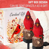 Dazzle Bright 2 Pack 22.5 in Cardinal Bird Solar Lights, Red Bird Solar Powered Lights Cardinal Garden Stake Light | Lumora