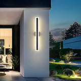 LamQee 31.5 Inch Long Outdoor Wall Lights Modern Exterior Lighting Fixtures for House, Waterproof 3000K 24W 1200LM | Lumora