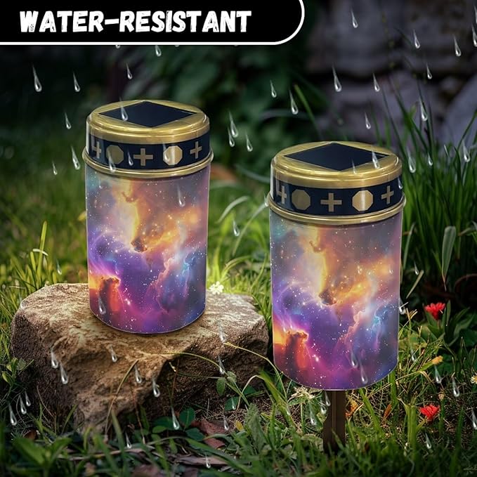 Starry Sky Decorations Solar Lights,Stake Lights, Outdoor Waterproof Memorial Day Decorations Patriotic Lights for | Lumora