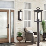 Kichler 49478RZ South Hope Outdoor Post Mount 1-Light, Rubbed Bronze | Lumora