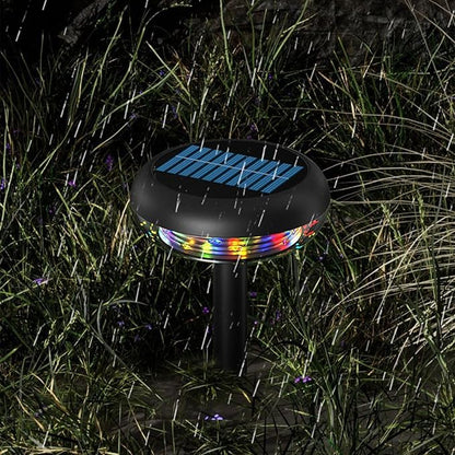 Solar Lights Outdoor, Waterproof, 11x11x3.8cm, Color Changing Solar Pathway Lights, Led Garden Lamps, Rechargeable, for Gardens, Patios, Porches, Lawns