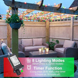 100FT 300 LED Christmas Lights Outdoor, Connectable Christmas String Lights with 8 Modes Waterproof, Plug in | Lumora
