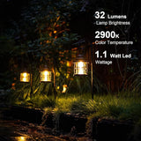 GOODSMANN Landscape Lighting Kits 8PK 12V AC Low Voltage Outdoor Hanging Path Lights 1.1W LED 32 Lumen 2900K Warm | Lumora