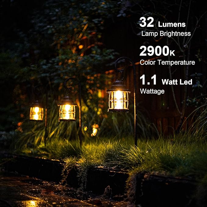 GOODSMANN Landscape Lights Outdoor Low Voltage Landscape Lighting Kits 6PK Path Lights 1.1W 32 Lumen 2900K Warm | Lumora