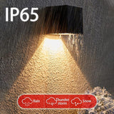ASLIDECOR Solar Fence Lights with 2 Modes Warm White/Cold White,2 Pack Solar Wall Lamps Outdoor Waterproof Led for | Lumora
