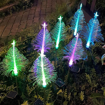 Solar Garden Lights - Waterproof Color Changing | LED Lights with Garden Stake | For Paths Parties Balconies Terraces Halloween Patios Porches Driveway Lawn Party