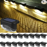 2 LED Solar Deck Lights Outdoor 16 Pack, Solar Lights Outdoor Waterproof for Step,Yard, Fence, Patio, Deck and | Lumora
