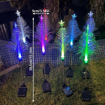 Solar Garden Lights - Waterproof Color Changing | LED Lights with Garden Stake | For Paths Parties Balconies Terraces Halloween Patios Porches Driveway Lawn Party