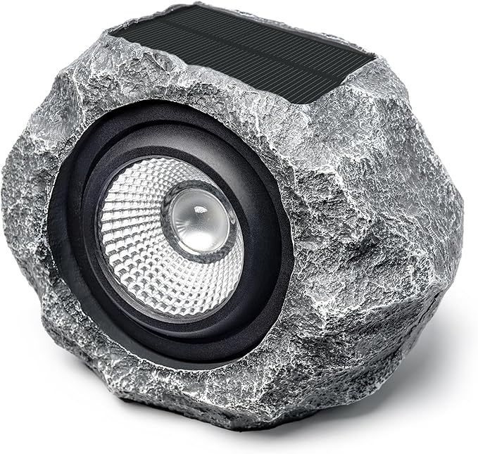 Solar Rock Lights Outdoor, Angle Adjustable Solar Lights Outdoor Waterproof, LED Solar Garden Lights, Auto On/Off | Lumora