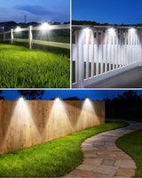 Clip on Solar Lights for Fence, 3 Modes Solar Motion Lights Outdoor Waterproof, 60LEDs 500LM Portable Security | Lumora