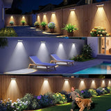 YiLaie Solar Fence Lights Outdoor-IP67 Waterproof 3000K/4500K/6500K,High Brightness LED Fence Lights Solar | Lumora