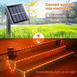 JMEXSUSS Orange Halloween Solar Lights, 66 ft 200 LED Rope Lights Outdoor Waterproof, PVC Tube Orange Christmas | Lumora