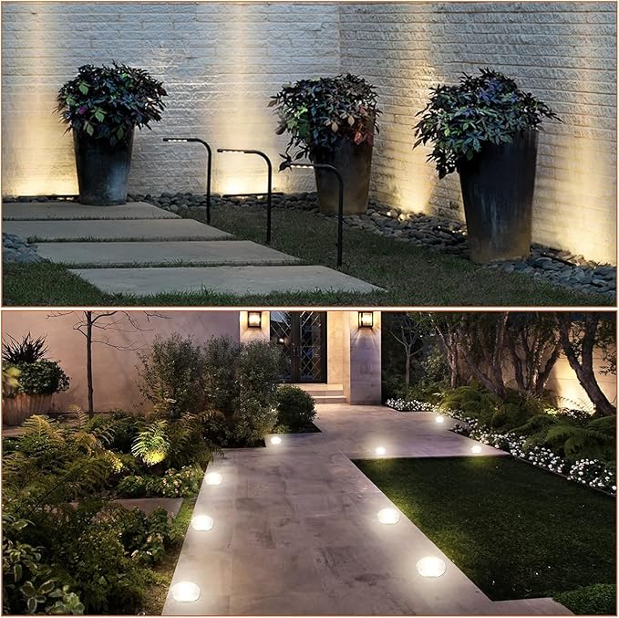 RGBW Warm White Low Voltage Landscape Lights 10W Color Adjustable LED Landscaping Lighting IP67 Waterproof Outdoor | Lumora