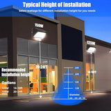 WYZM 4Pack 120W LED Wall Pack Lights with Dusk-to-Dawn Sensor, 21000LM Bright Wall Mount Outdoor Light 5000K | Lumora