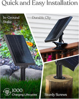 Brightech Ambience Pro Replacement Solar Panel - Compatible Only with Brightech Solar Powered Outdoor String Lights | Lumora