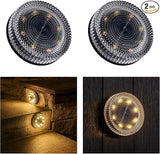 Glass Solar Step Lights with Bubble Style, Modular-Design Waterproof Outdoor Fence Lights for Stairs Step Yard | Lumora