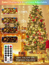 1000 LED 330 FT Color Changing Christmas Lights with 11 Lighting Modes, Fairy String Lights with Remote, Timer & | Lumora