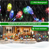 NINIPAPA Solar Garden Lights Outdoor Pathway Lights, 2 Pack Outside Valentines Day Holiday Solar Candy Lollipop | Lumora