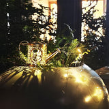 Solar Watering Can Lights, Outdoor Garden Decor,LED Waterproof String Light,Metal Vintage Fairy Tale Lamps | Lumora