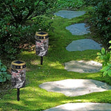 Solar Garden Lights Outdoor Waterproof Decorative Solar Lights American Flag Wolf Outdoor Solar Lights for Garden | Lumora