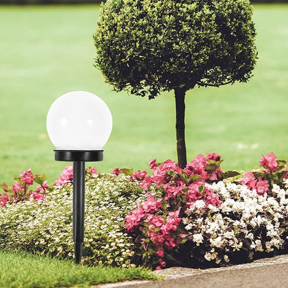 6pcs Solar Lawn Lights Waterproof Ground Plug Path Lights Warm White Outdoor Garden Solar Lamps for Courtyard Landscape Lighting