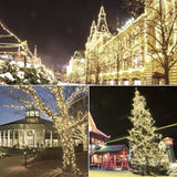 Christmas Lights Warm White 50 Counts, Christmas Lights Outdoor Warm White Commercial Grade Waterproof IP65, 25Ft | Lumora