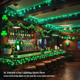 200 LED Green String 66ft, Plug in Fairy with 8 Modes, Indoor Outdoor Decoration for St. Patrick's Day, Christmas | Lumora