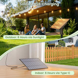 150FT Solar String Lights Outdoor with Remote, USB, Timer & 62 Shatterproof Bulbs, 2200K Soft Warm White, Dimmable | Lumora