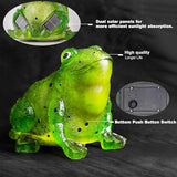 TIJNN Solar Frog Lights Deck Decorative Lighting Statue Lawn Patio Backyard Outdoor Garden Decoration Housewarming | Lumora